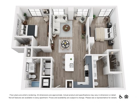 B13 bedroom floorplan